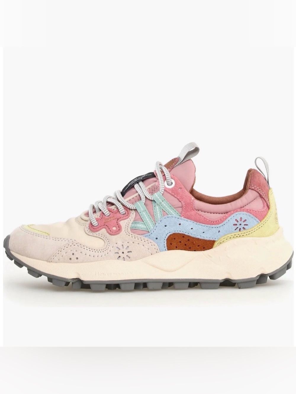 Flower Mountain Yamano 3 Sneaker in Pink/Light Brown